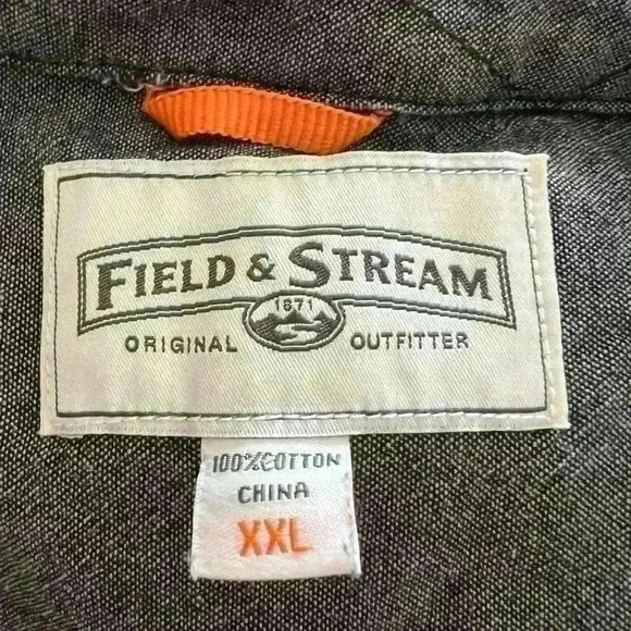 Men’s Field & Stream XXL flannel shirt, plaid button-down, EUC, winter wear - Picture 4 of 4